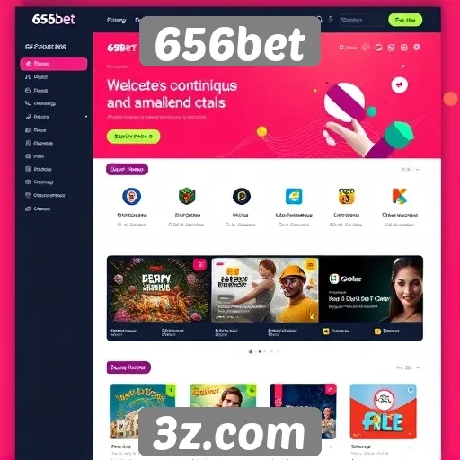 Interface e usabilidade do site 656bet